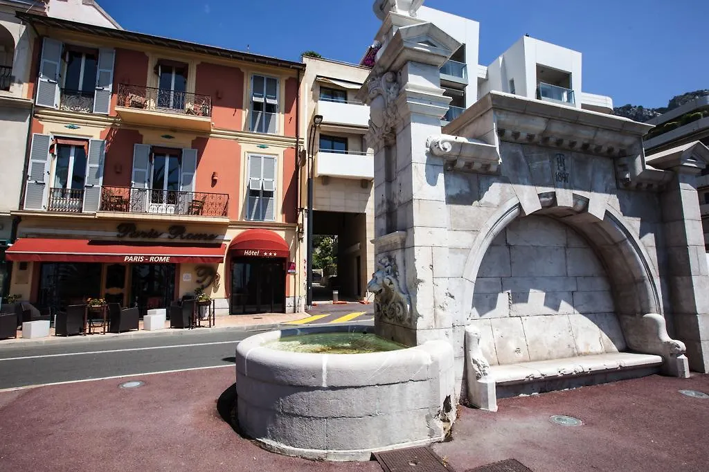 Paris Rome Hotel Menton France